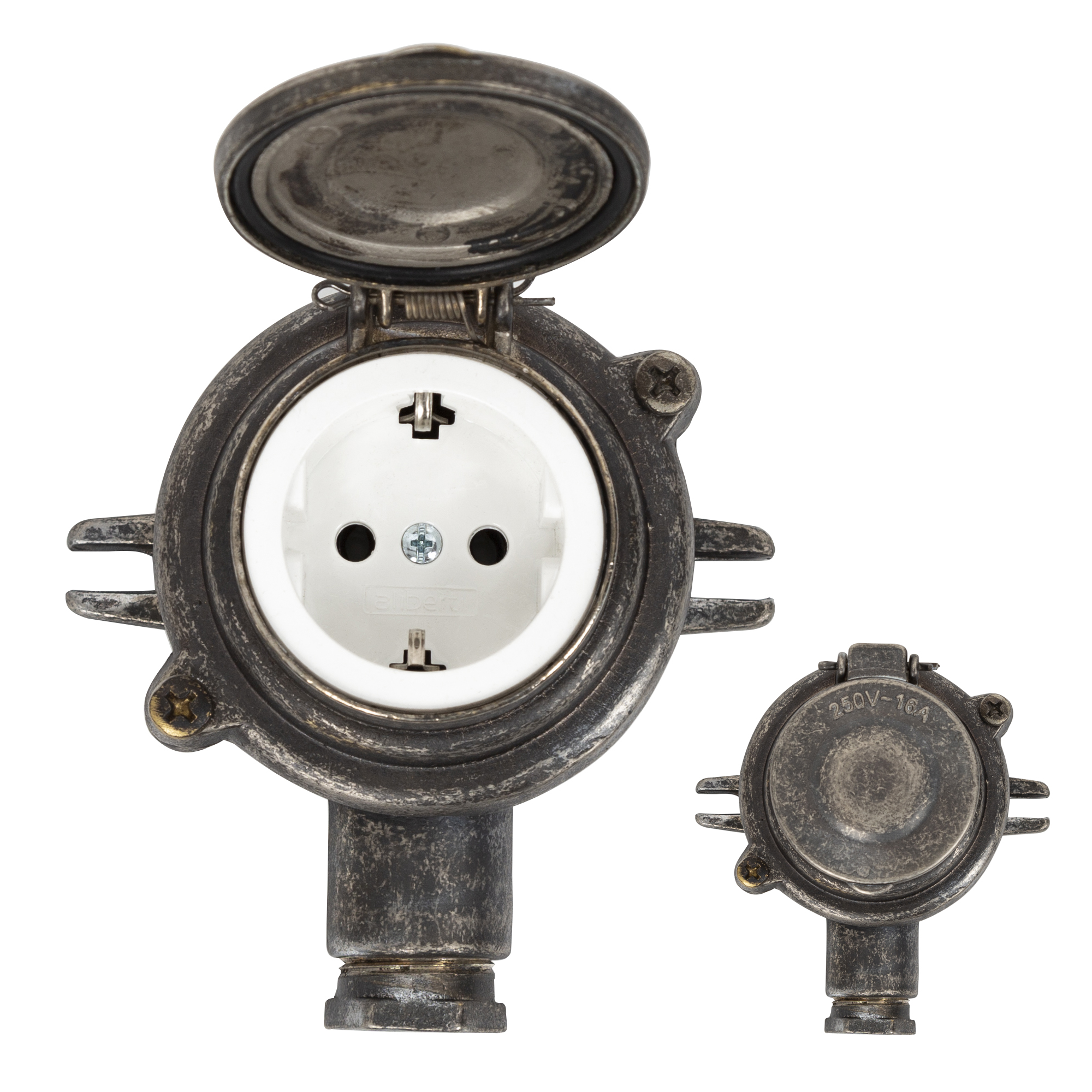 Jaren 30 Vintage Stopcontact I Tin