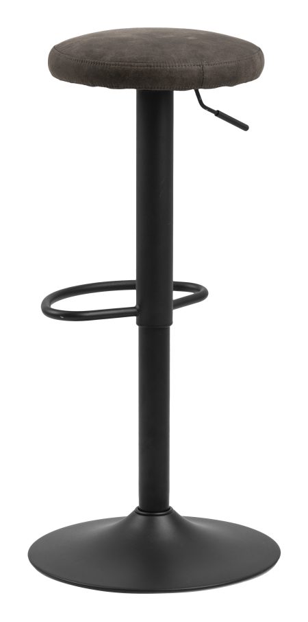 Bendt Barkruk 'Inger' (zithoogte 62-82cm), kleur Antraciet