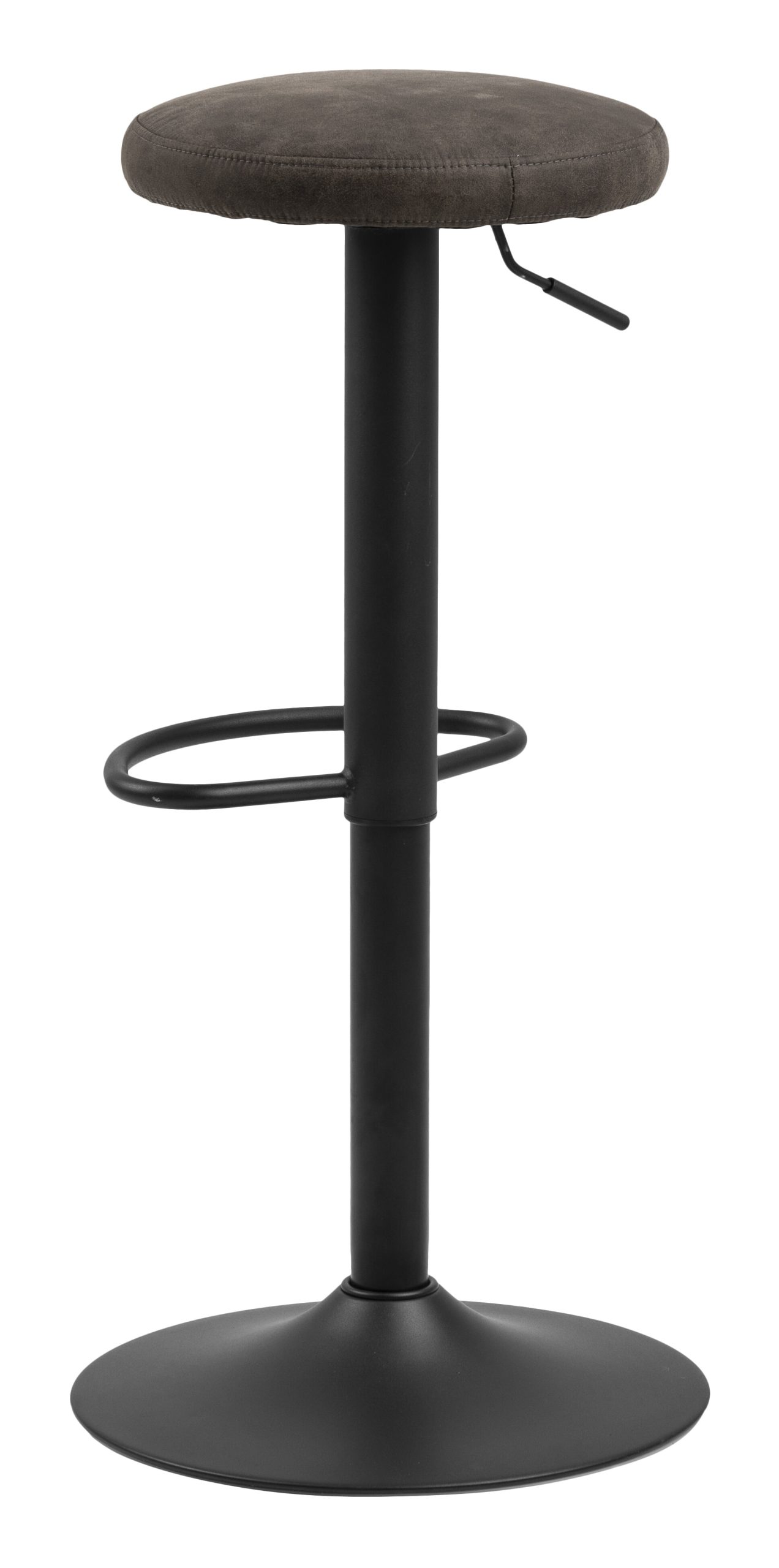 Bendt Barkruk 'Inger' (zithoogte 62-82cm), kleur Antraciet