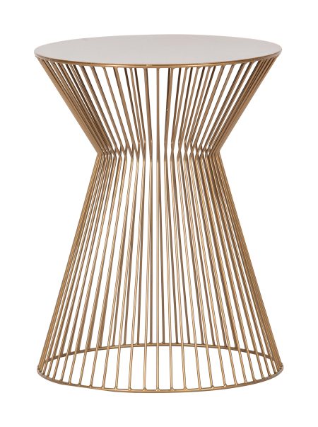 WOOOD Bijzettafel 'Suus' 35cm, kleur Goud