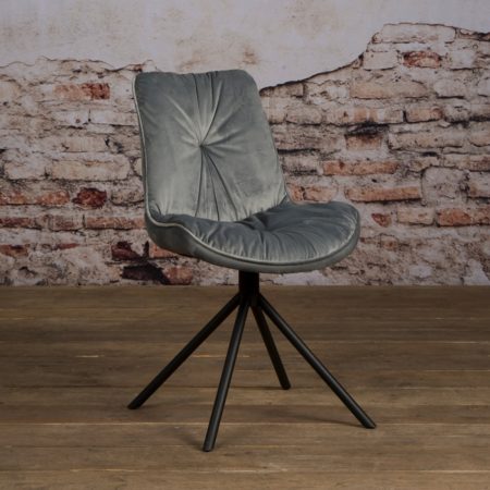 Tower Living Eetkamerstoel 'Palma' kleur Grijs