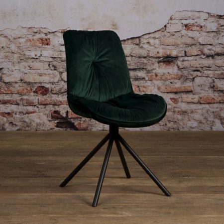 Tower Living Eetkamerstoel 'Palma' kleur Groen