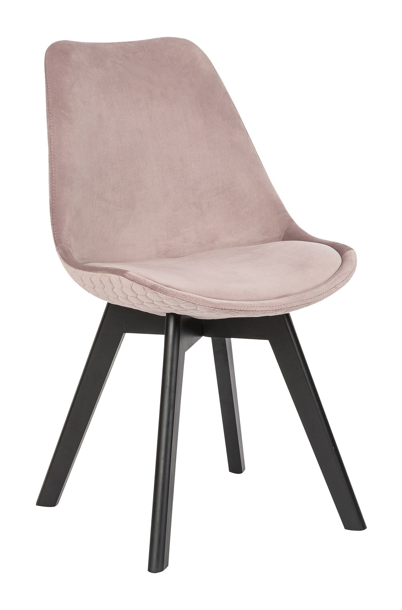 Artistiq Eetkamerstoel 'Flora' Velvet, kleur Roze