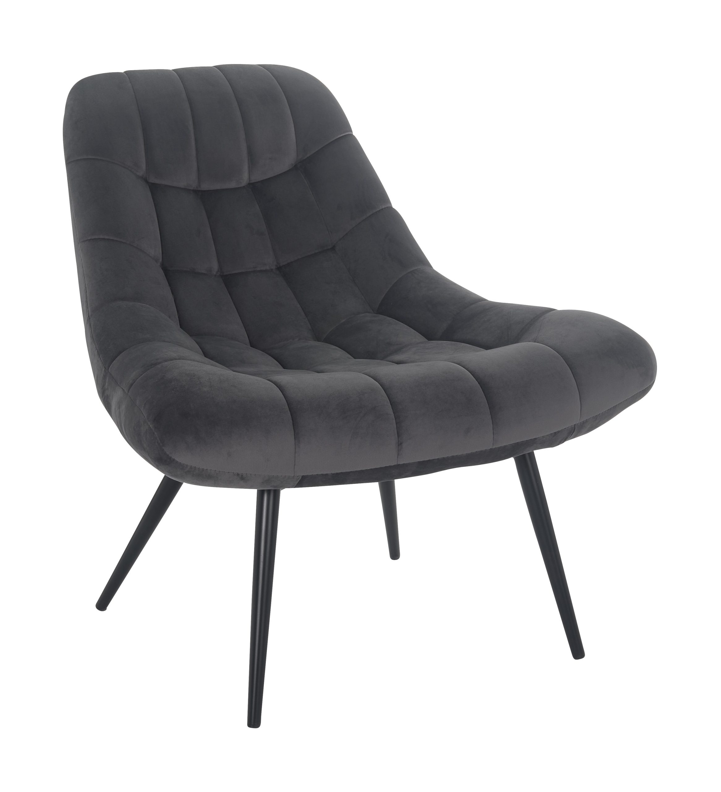Artistiq Fauteuil 'Aris' Velvet, kleur Grijs