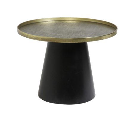 Light & Living Salontafel 'Popeta' Ø60cm, kleur Antiek Brons