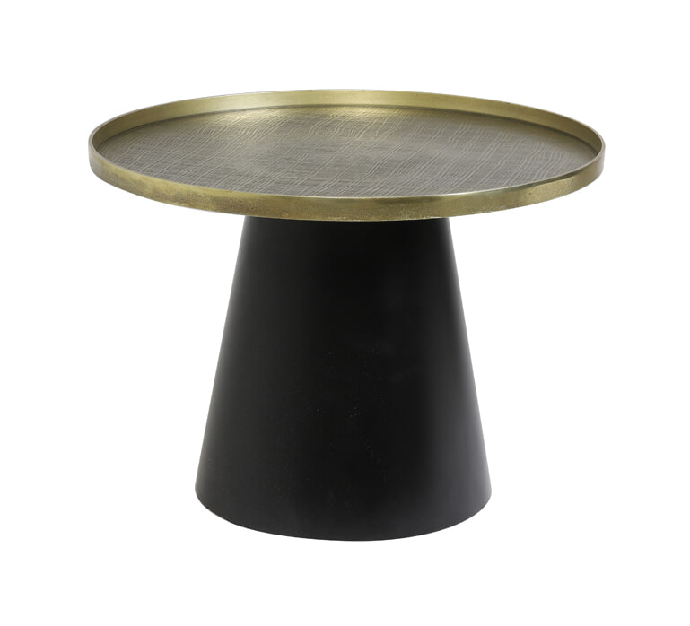 Light & Living Salontafel 'Popeta' Ø60cm, kleur Antiek Brons