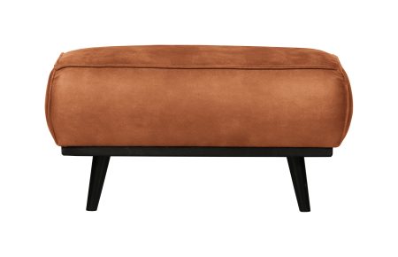 BePureHome Hocker 'Statement' Eco Leder, kleur Cognac