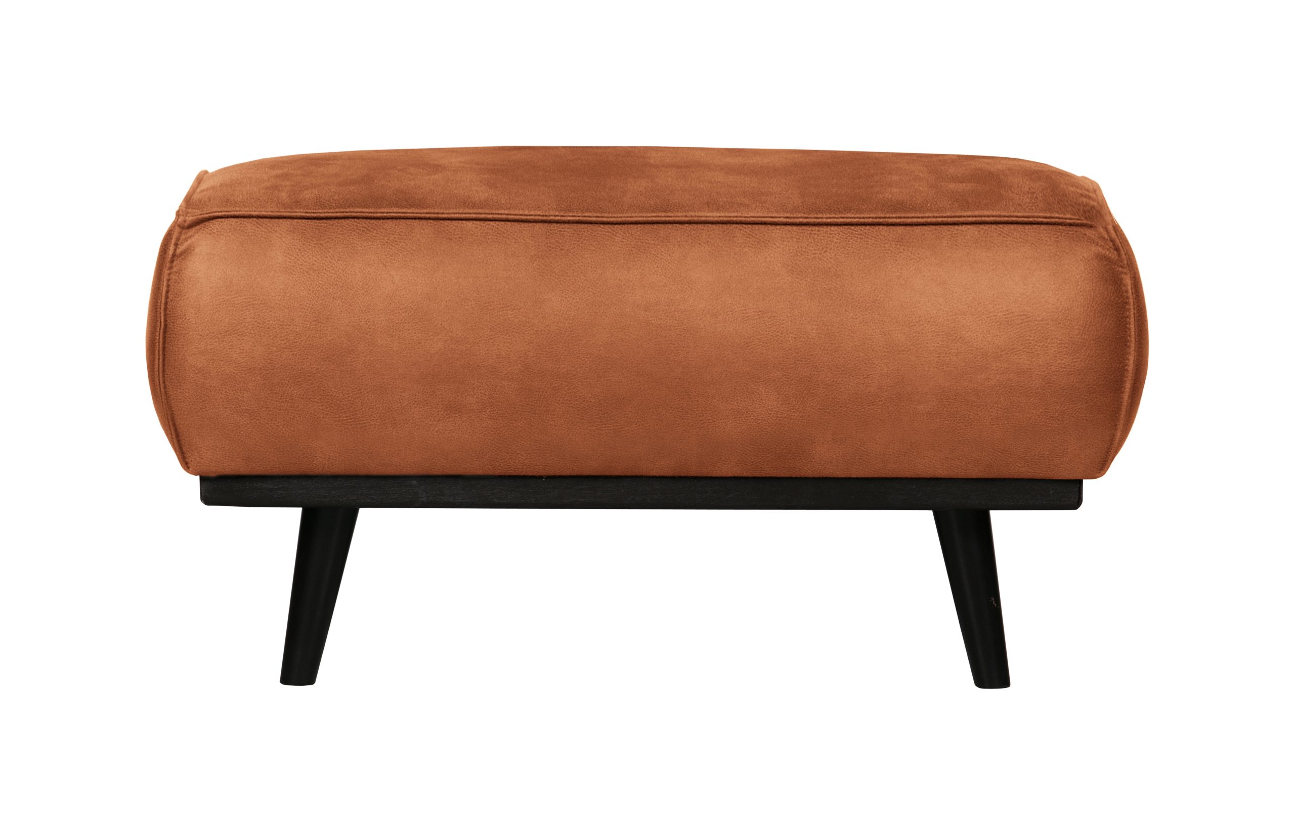 BePureHome Hocker 'Statement' Eco Leder, kleur Cognac