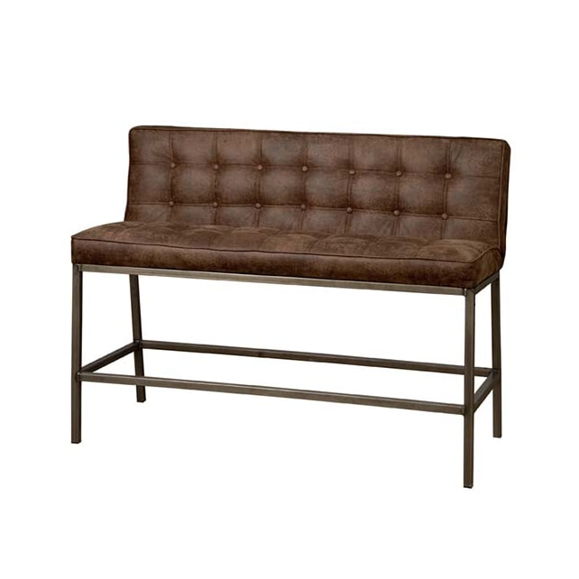 Tower Living Barbank 'Vasco' 130cm, kleur Bruin (zithoogte 67cm)