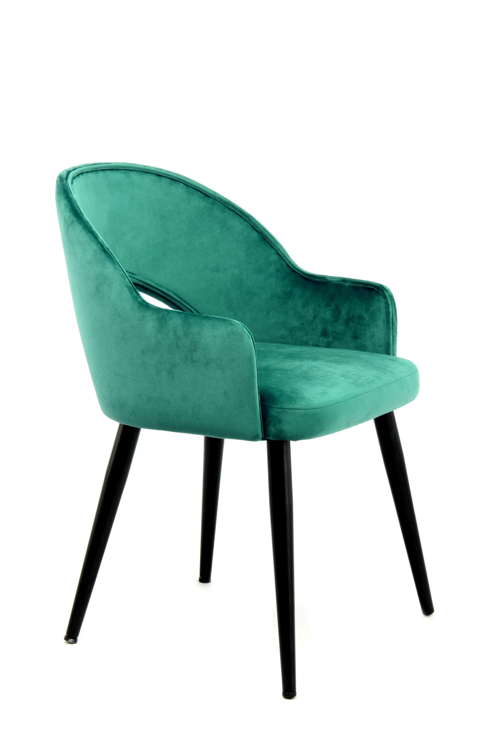 Kayoom Eetkamerstoel 'Joris' Velvet, kleur groen