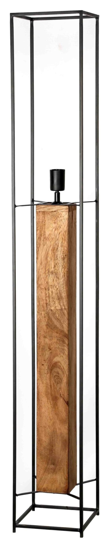 Livingfurn Vloerlamp 'Dakota' mangohout