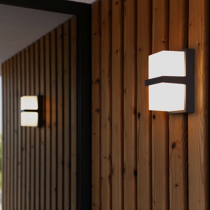 Stela Muurlamp Antraciet