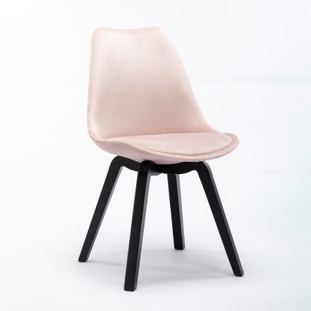 Artistiq Eetkamerstoel 'Jolie' Velvet, kleur Roze