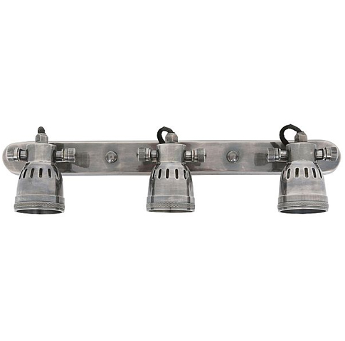 Opbouwspot Indigo Triple Antiek Zilver