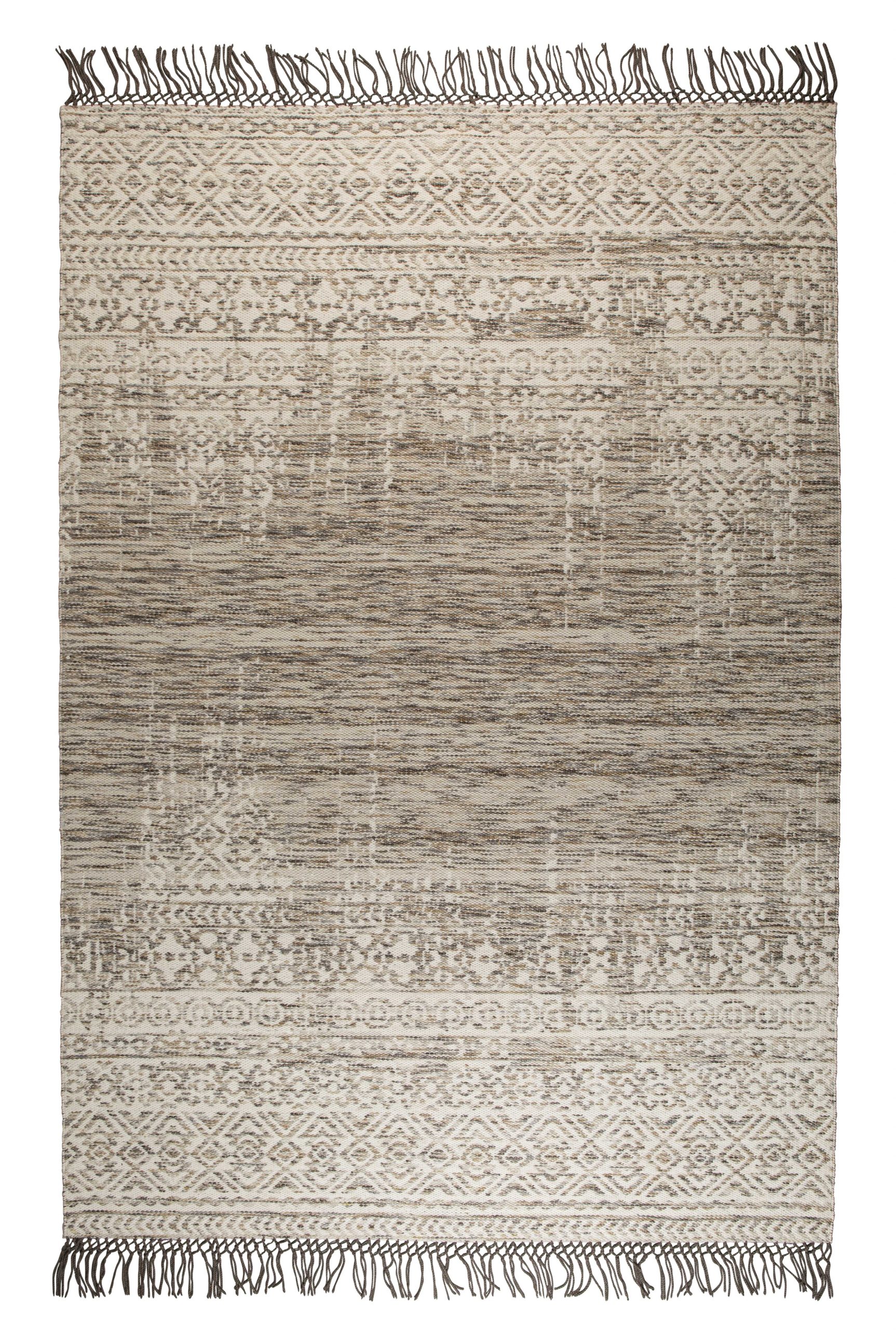 ZILT Vloerkleed 'Liv' 170 x 240cm, kleur Taupe