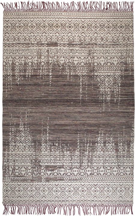 ZILT Vloerkleed 'Liv' 170 x 240cm, kleur Plum