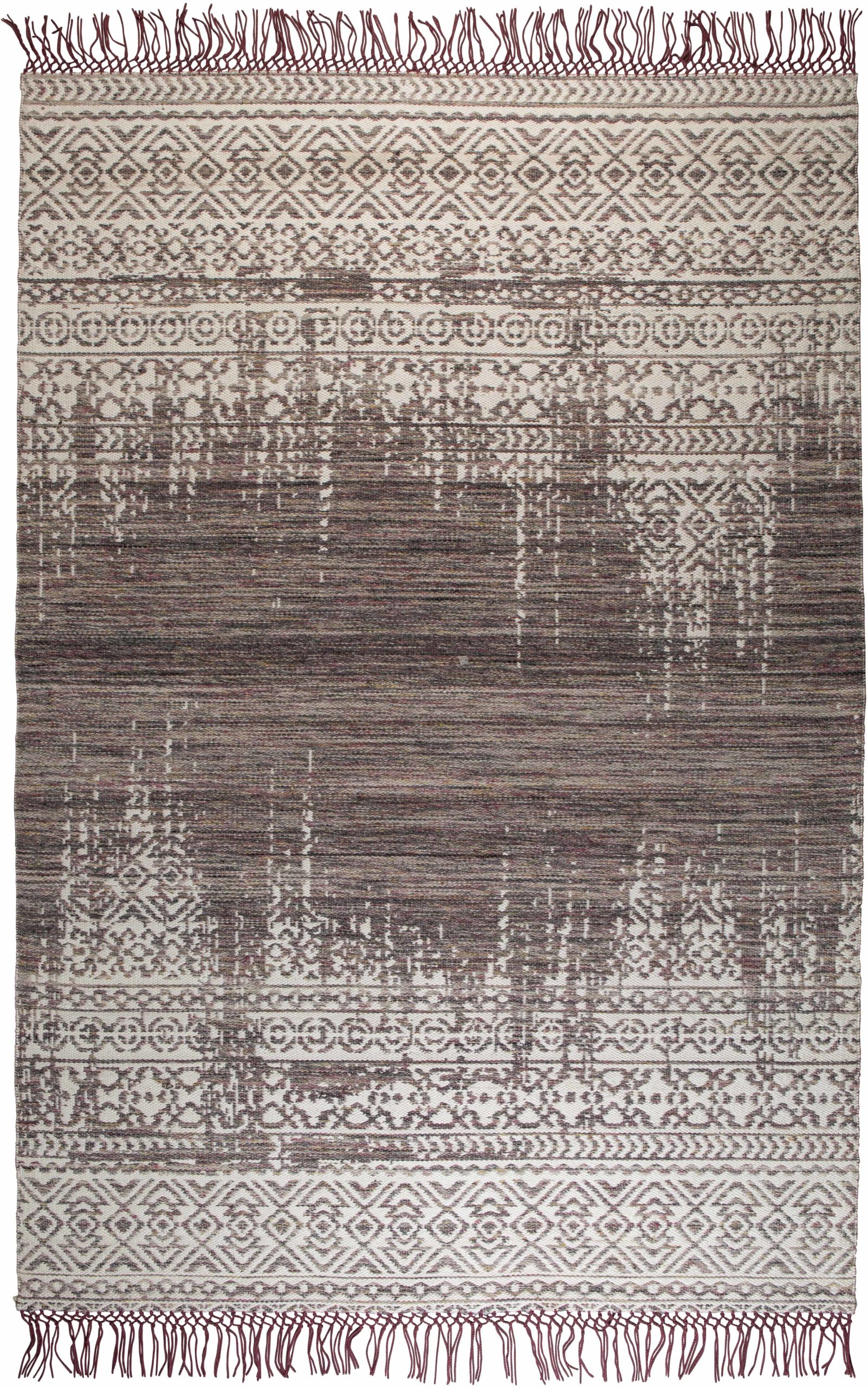 ZILT Vloerkleed 'Liv' 170 x 240cm, kleur Plum