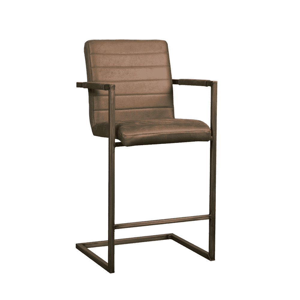 Tower Living Barkruk 'Rocca' kleur bruin, (zithoogte 69cm)