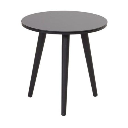 Hartman Sophie Studio HPL bijzettafel laag Ø45 zwart