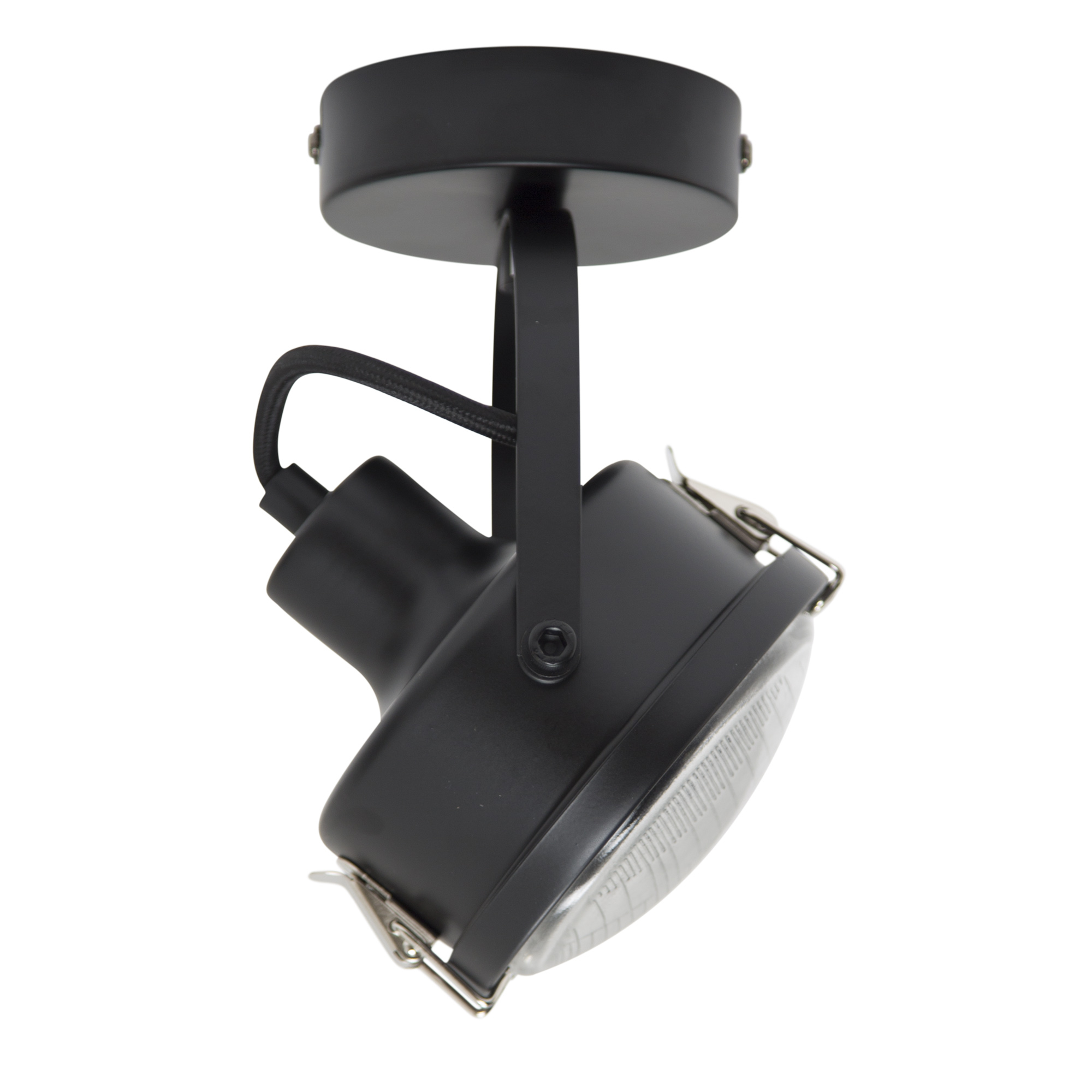 Satellite 1 Opbouwspot Zwart