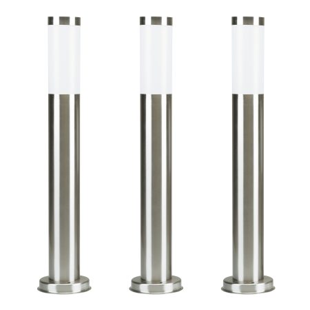 Lech 2 (set van 3 stuks) RVS Tuinlamp