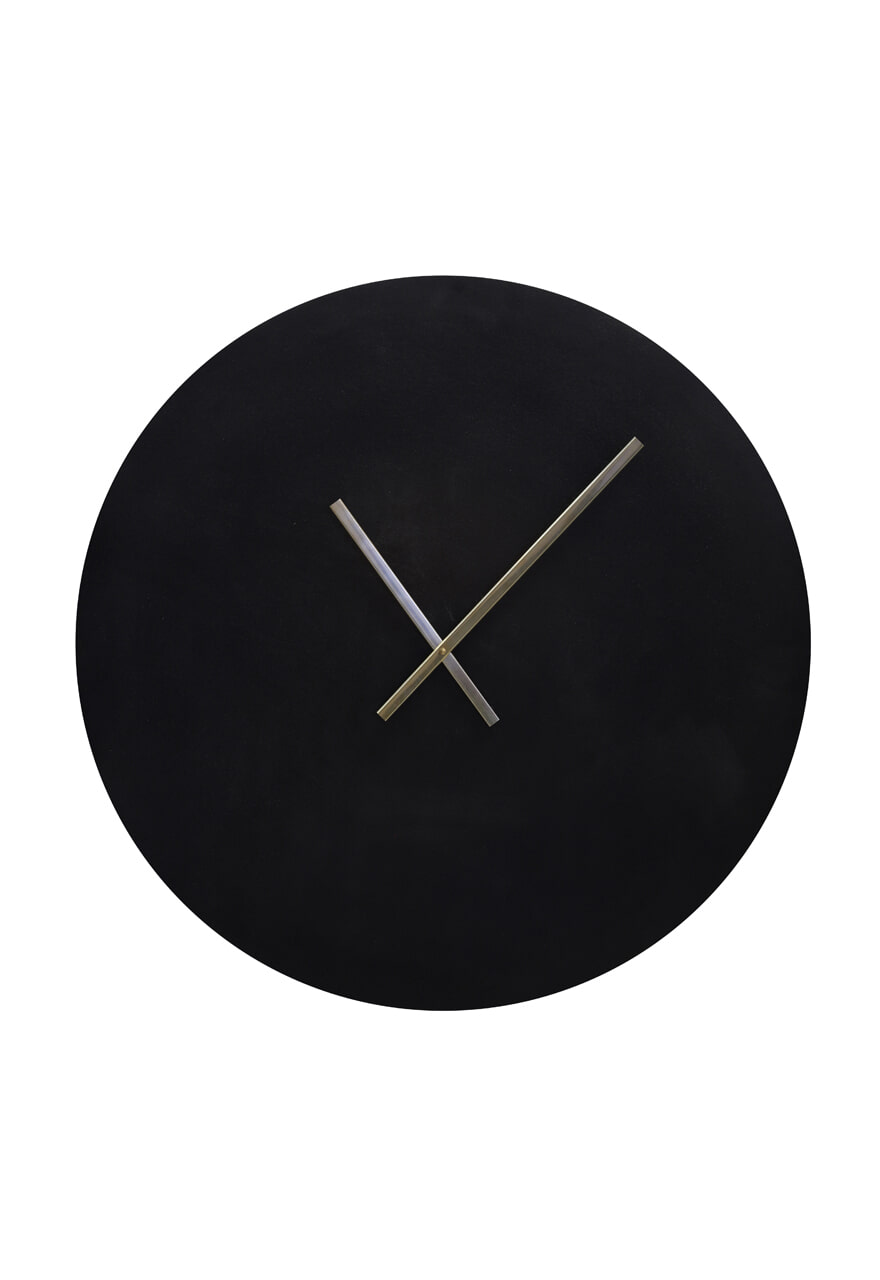 Light & Living Klok 'Licola' 74cm, kleur Zwart