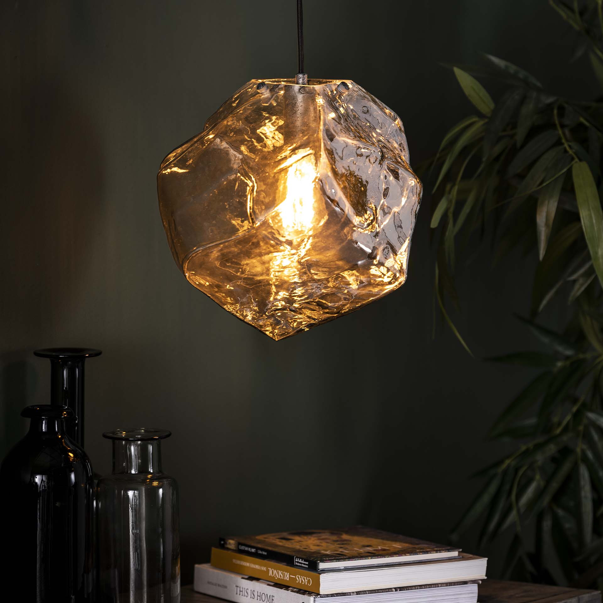 Hanglamp 'Rock' kleur Chromed