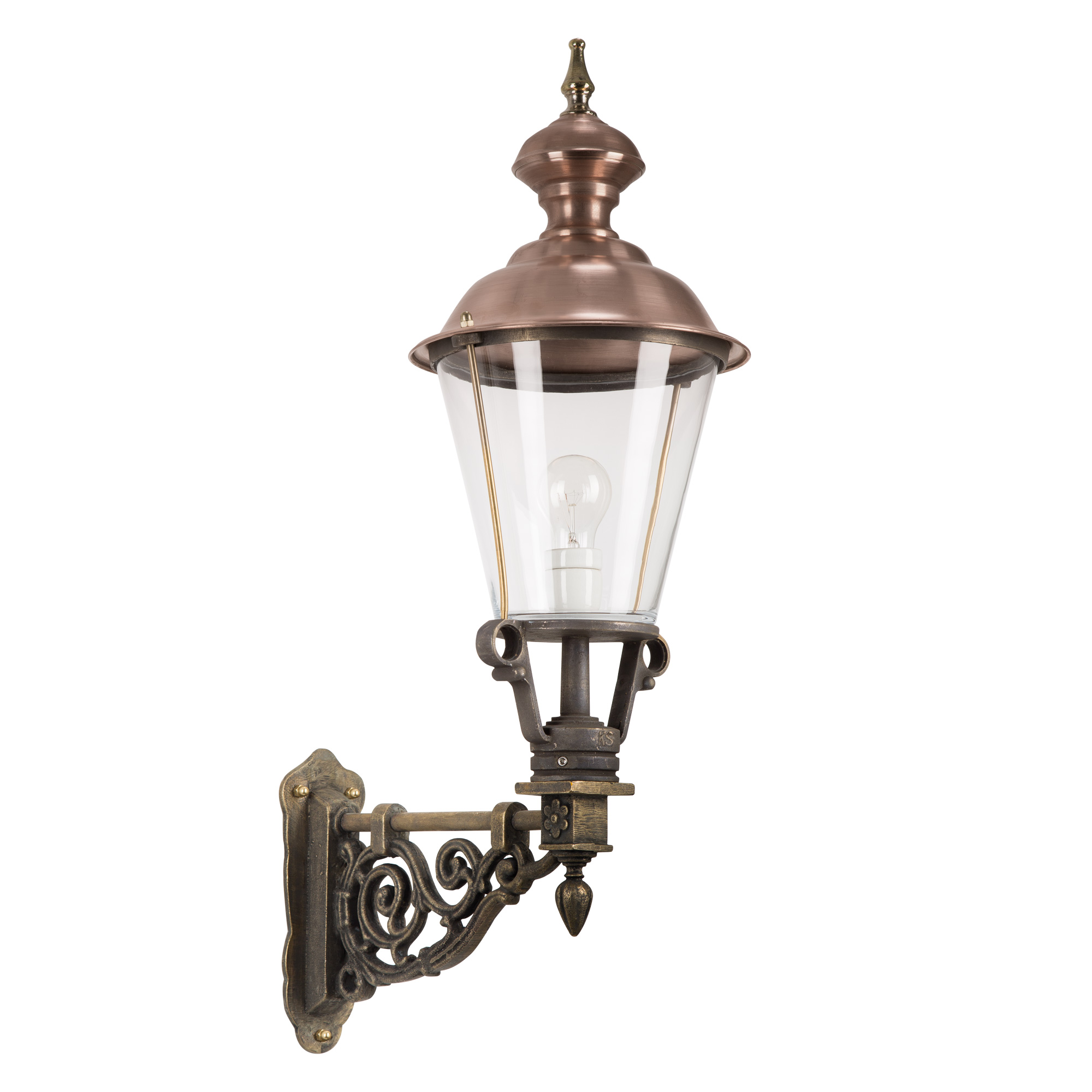 Buitenlamp Lindenberg L Brons