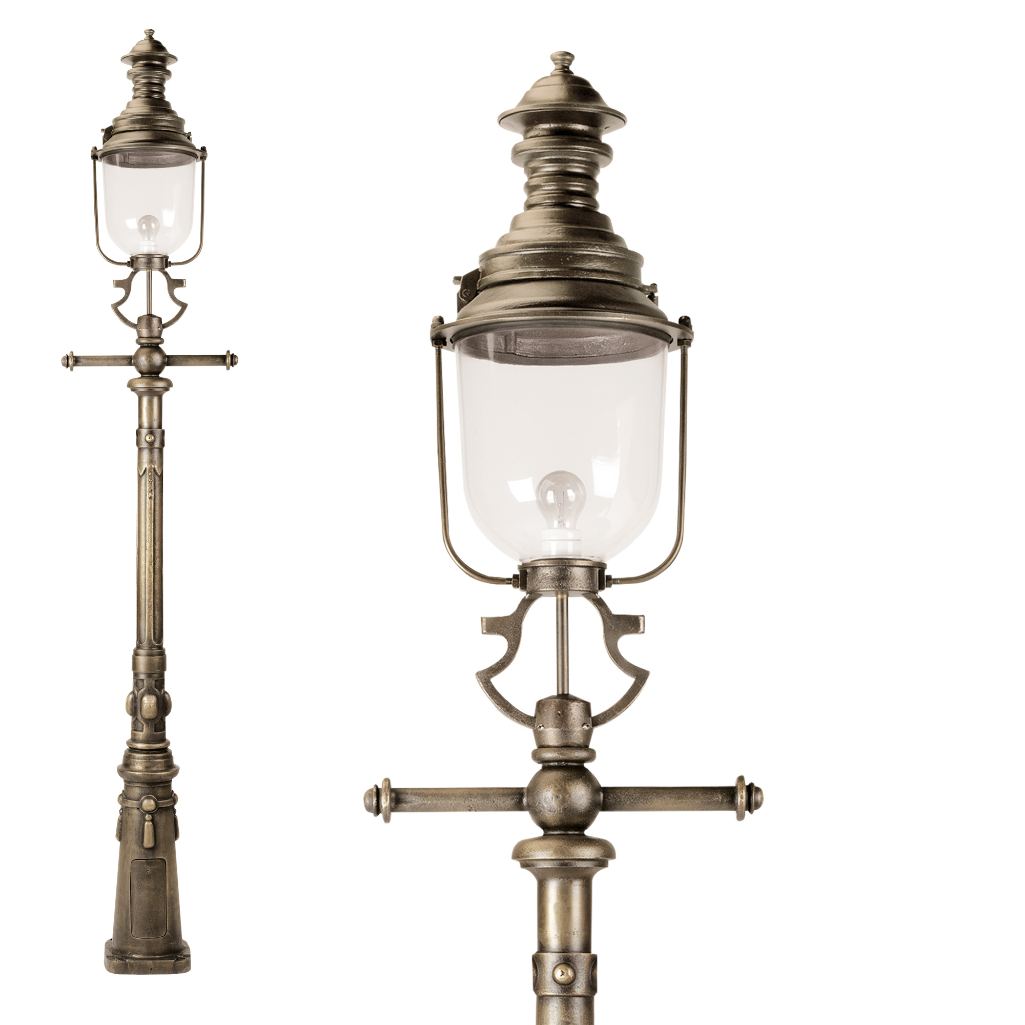 Tuinlantaarn Karlsruhe Brons