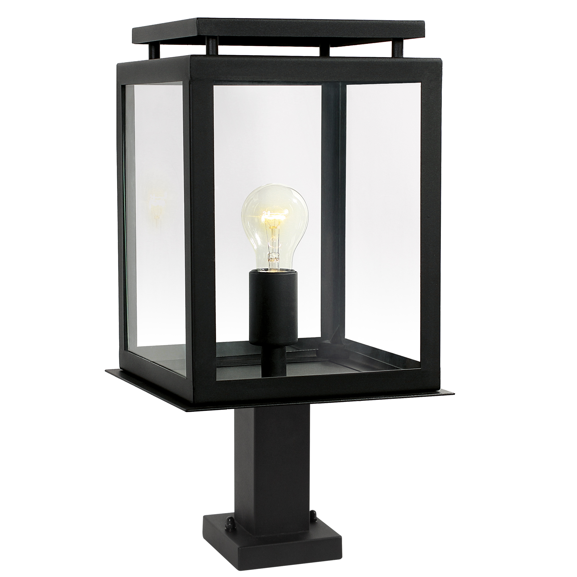 Tuinverlichting De Vecht op Sokkel Zwart