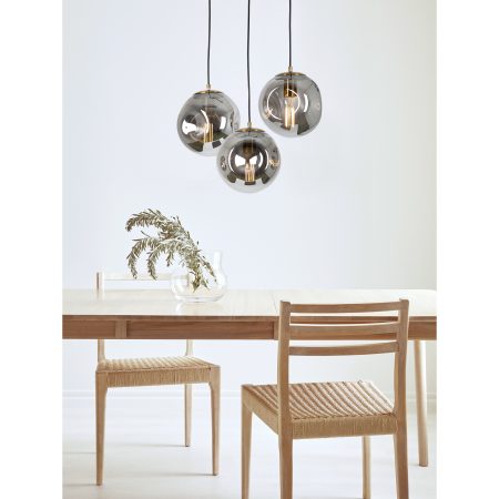 Orbs hanglamp 3-lichts rond Ø20cm