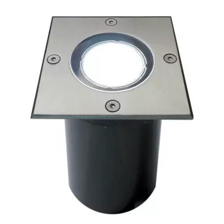 Grondspot LED Ø11 incl. GU10 Vierkant RVS