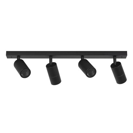 Richtbare wandspot Juno 4 zwart