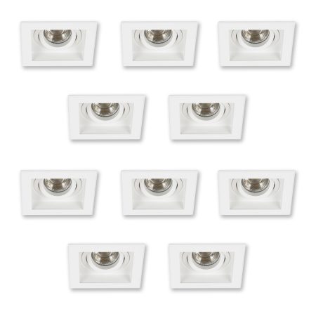 Set Axl inbouwspots 10 stuks wit