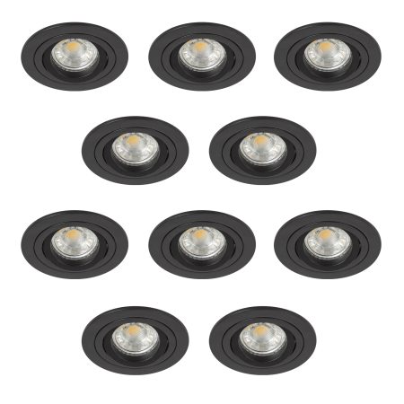 Set Lune inbouwspots 10 stuks