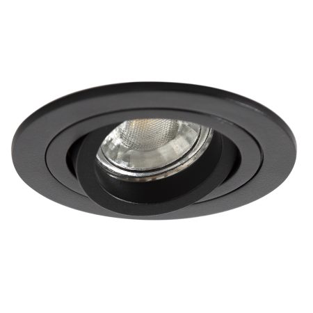 Inbouwspot Lune Rond matzwart