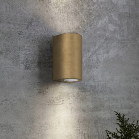 Big Noa Up&Down Muurlamp Messing