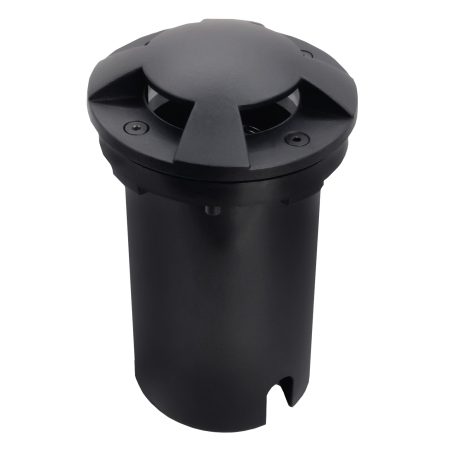 Deckgrondspot Rond Zwart Ø10,8cm