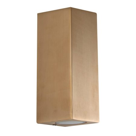 Geo Up&Down Muurlamp Messing