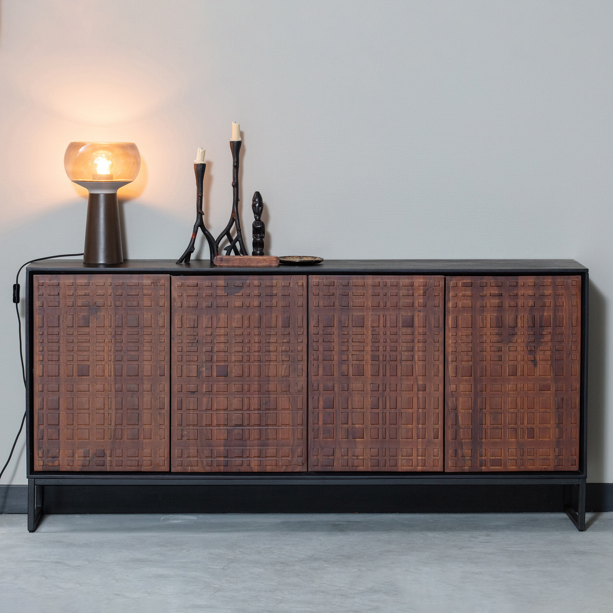 BePureHome Dressoir 'Nuts' Sheesham hout, 170cm