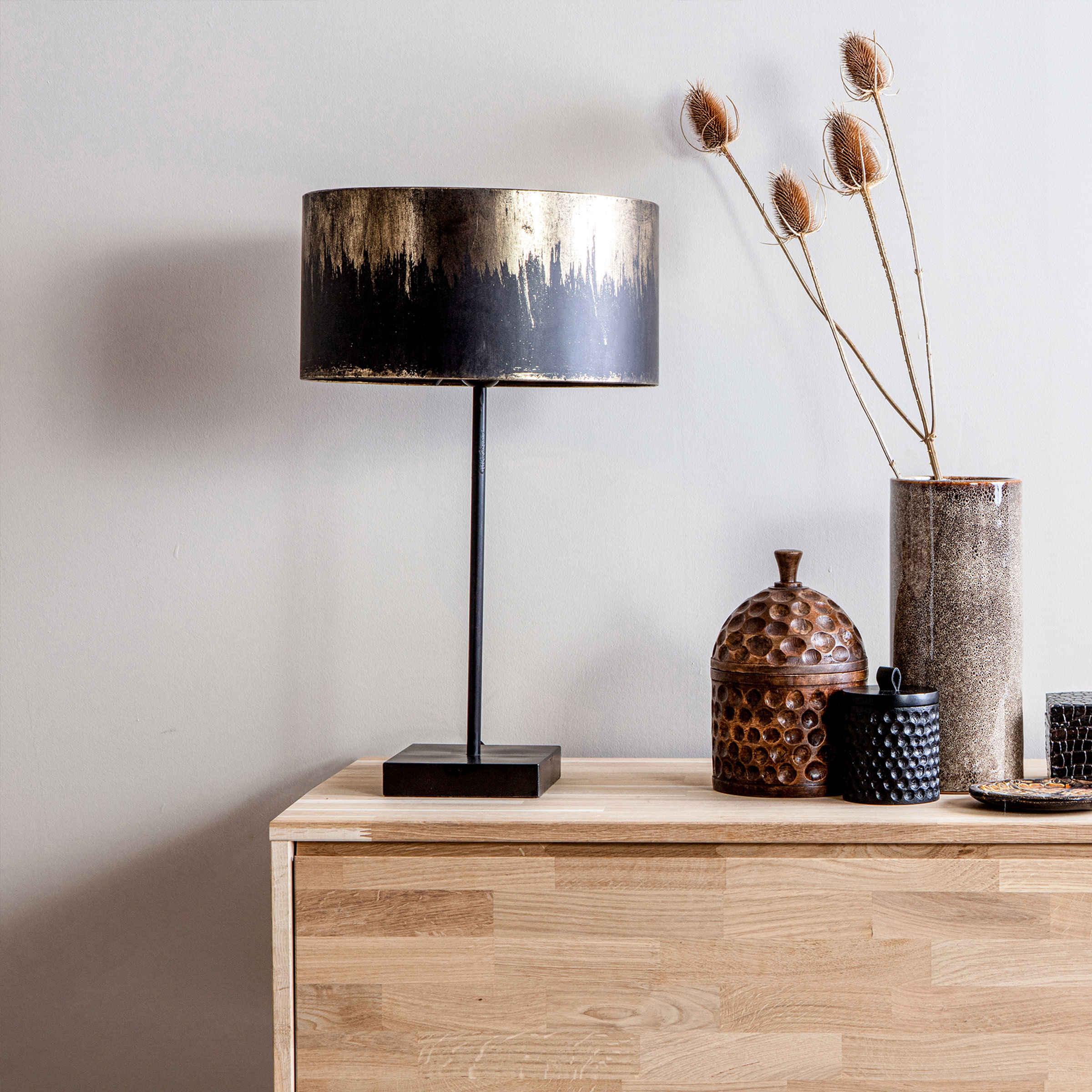 BePureHome Tafellamp 'Blackout', kleur Zwart