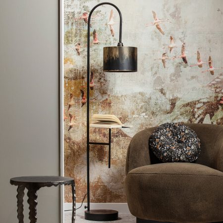 BePureHome Vloerlamp 'Blackout', kleur Zwart