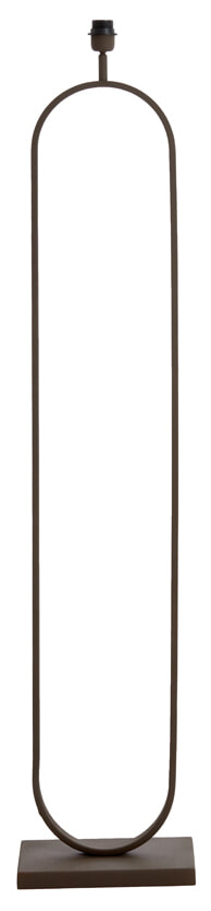 Light & Living Vloerlamp 'Jamiri' 142cm, kleur Bruin (excl. kap)