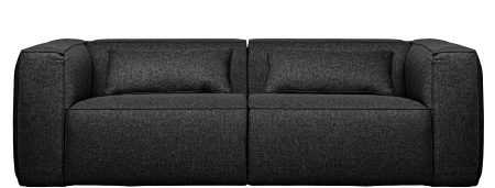 WOOOD Exclusive Bank 'Bean' 3,5-zits, kleur Donkergrijs