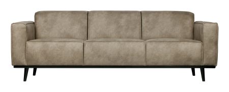 BePureHome Bank 'Statement' 3-zits, kleur Elephant Skin