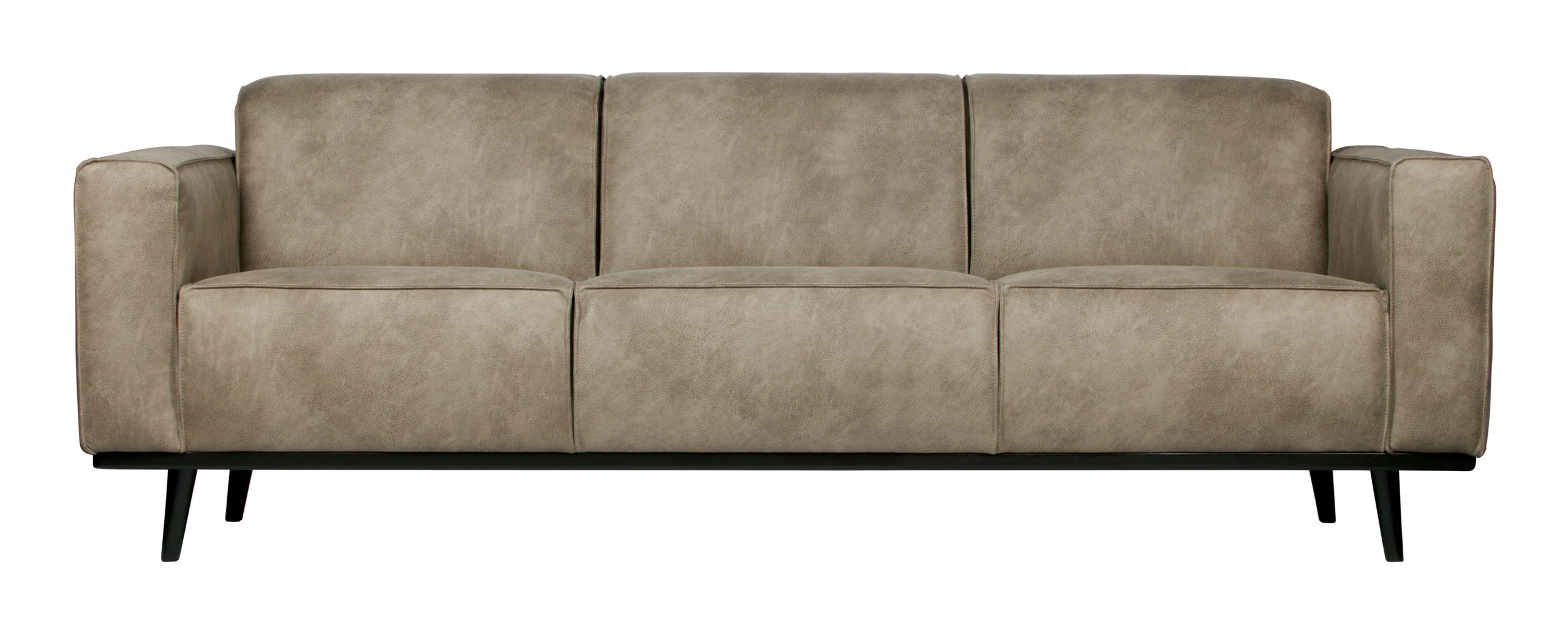 BePureHome Bank 'Statement' 3-zits, kleur Elephant Skin