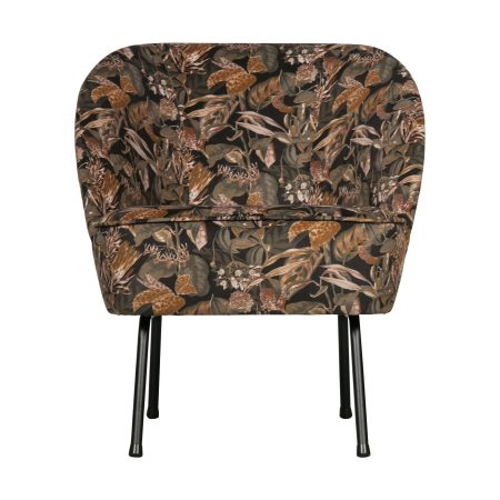 BePureHome Vogue fauteuil bouquet zwart