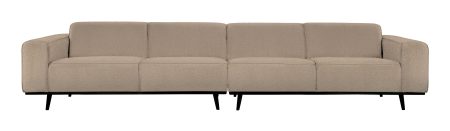 BePureHome Bank 'Statement' 4-zits XL, Bouclé, kleur Beige