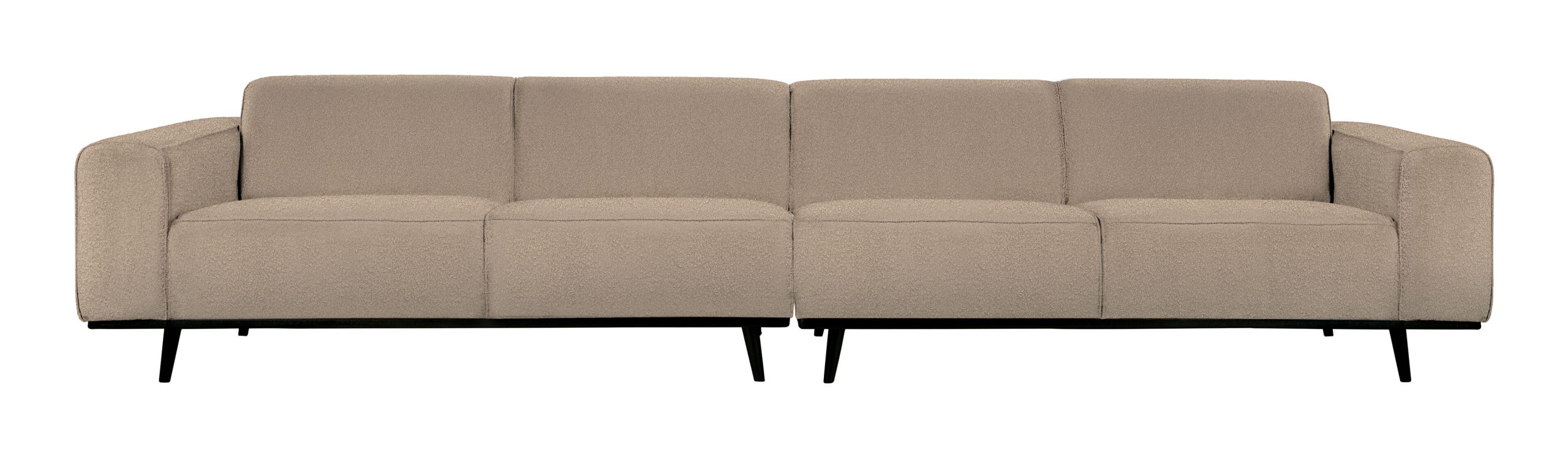 BePureHome Bank 'Statement' 4-zits XL, Bouclé, kleur Beige