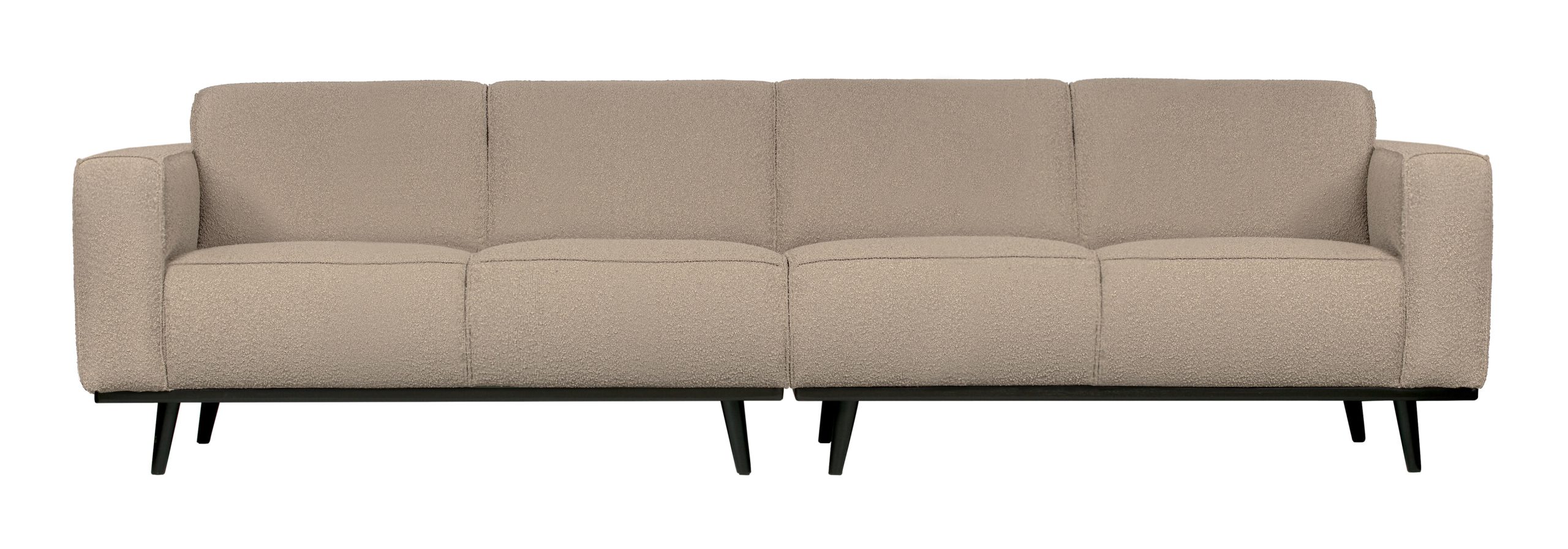 BePureHome Bank 'Statement' 4-zits, Bouclé, kleur Beige